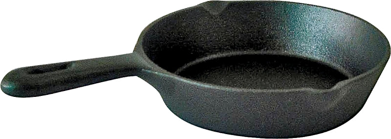 LODGE MFG Lodge L3SK3 Seasoned Skillet, 6-1/2 in Dia, Iron, Black