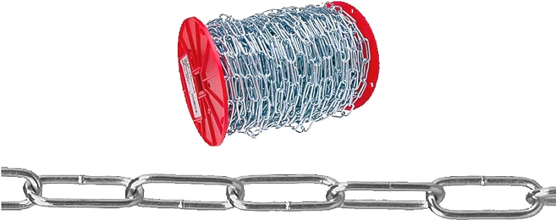 CAMPBELL CHAIN Campbell 0723169 Handy Link Chain, #120, 175 ft L, 255 lb Working Load, Low Carbon Steel, Zinc HARDWARE & FARM SUPPLIES CAMPBELL CHAIN