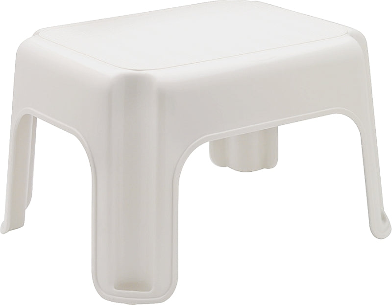 RUBBERMAID Rubbermaid FG420087BISQUE Utility Step Stool, 9-1/4 in H, Bisque