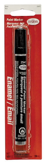 TESTORS Testors 2547C Enamel Marker, Black, 0.33 fl-oz PAINT TESTORS