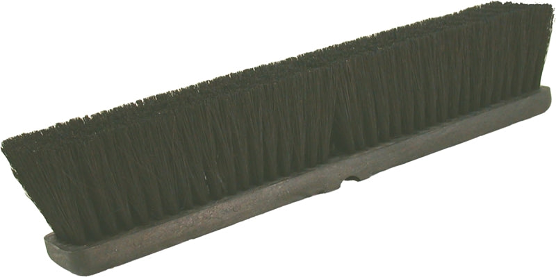 BIRDWELL CLEANING Birdwell 2026-12 Broom Head, Threaded, 3 in L Trim, Tampico Bristle, Black
