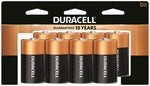 DURACELL Duracell 4133393364 Battery, 1.5 V Battery, D Battery, Alkaline, Manganese Dioxide ELECTRICAL DURACELL