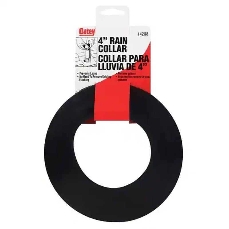 OATEY Oatey 14208 Rain Collar, 4 in Vent Hole, Rubber PLUMBING, HEATING & VENTILATION OATEY