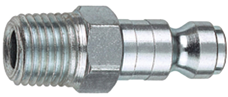 TRU-FLATE Tru-Flate 12-125 Hose Plug, T-Style, 1/4 in, MNPT, Steel AUTOMOTIVE TRU-FLATE