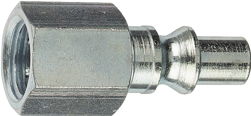 TRU-FLATE Tru-Flate 12-335 Plug, A-Style, 1/4 in, FNPT, Steel