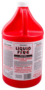 AMAZING LIQUID FIRE Liquid Fire LF-G-4 Drain Opener, Liquid, Dark Amber, Slight Pungent, 128 oz Bottle PLUMBING, HEATING & VENTILATION AMAZING LIQUID FIRE