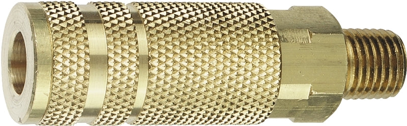 TRU-FLATE Tru-Flate 13-425 Coupler, L-Style, 1/4 in, MNPT, Steel AUTOMOTIVE TRU-FLATE