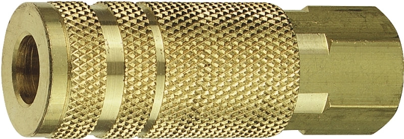 TRU-FLATE Tru-Flate 13-435 Coupler, L-Style, 1/4 in, FNPT, Steel TOOLS TRU-FLATE