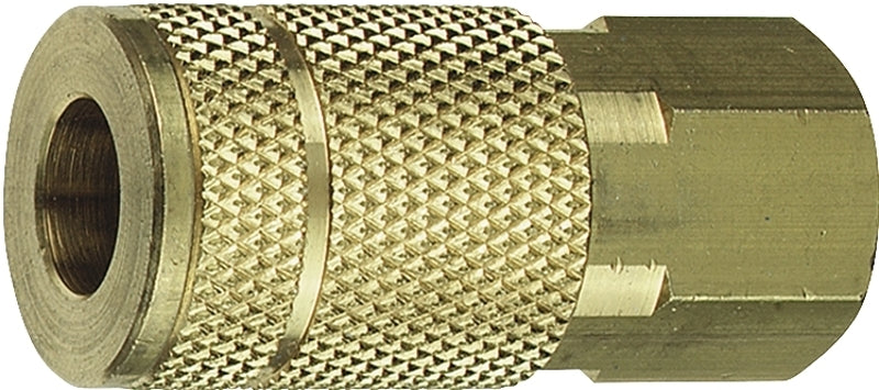 TRU-FLATE Tru-Flate MANIFOLD Series 13-611 Coupler, 1/4" FNPT Coupler and 3/8" Connection, Steel