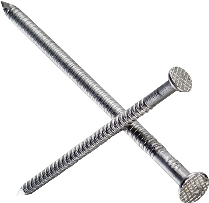 SIMPSON STRONG-TIE Simpson Strong-Tie S8PTD1 Deck Nail, 8D, 2-1/2 in L, 304 Stainless Steel, Bright, Annular Ring Shank, Full Round Head