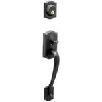 SCHLAGE LOCK Schlage Camelot Series F58CAM716 Combination Lockset, Mechanical Lock, Grip Only Handle, Aged Bronze, 1 Grade, Metal HARDWARE & FARM SUPPLIES SCHLAGE LOCK