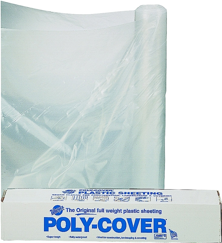 ORGILL POLY Orgill Poly 6X12-C Poly Film, 100 ft L, 12 ft W, 6 mil Thick, Clear HARDWARE & FARM SUPPLIES ORGILL POLY