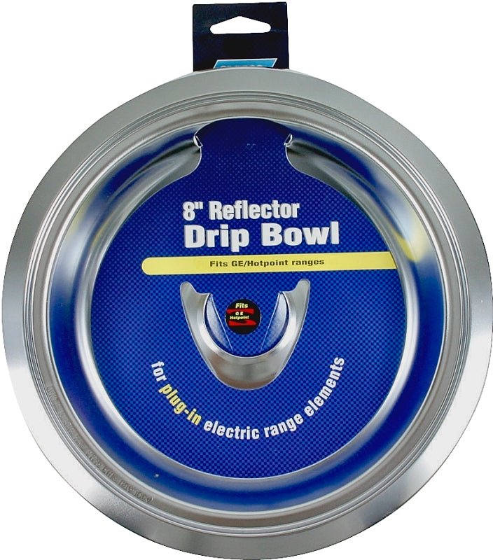 CAMCO Camco USA 00413 Drip Bowl, For: Plug-In Electric Range Elements and Only GE/Hotpoint Electric Ranges, 8 in Dia