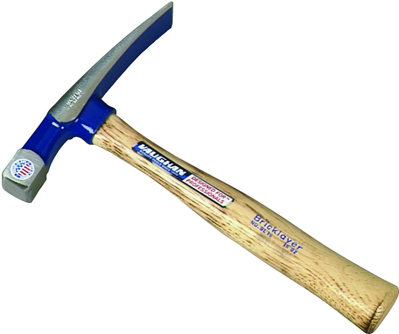 MARSHALLTOWN Vaughan BL16 Bricklayer Hammer, 16 oz Head, Square Head, HCS Head, 11 in OAL TOOLS MARSHALLTOWN