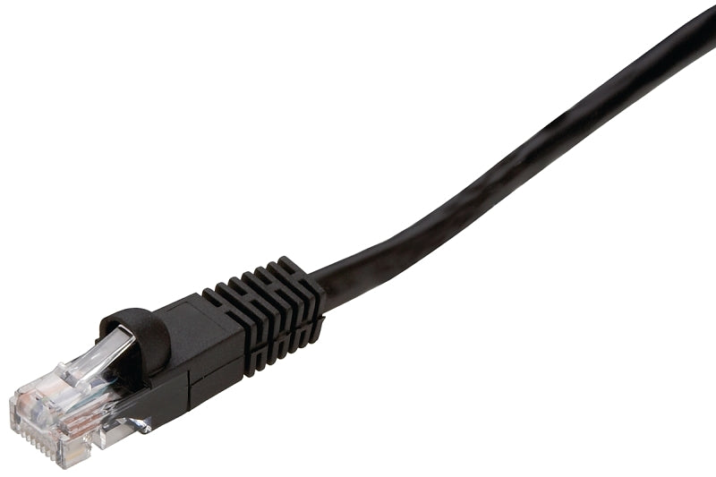 ZENITH Zenith PN10255EB Network Cable, 25 ft L, 5e Category Rating, Black Sheath AUTOMOTIVE ZENITH