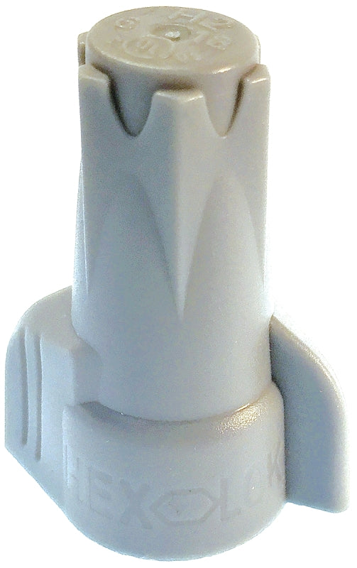 GB Gardner Bender Hex-Lok 25-2H2 Wire Connector, 14 to 6 AWG Wire, Copper Contact, Thermoplastic Housing Material, Gray ELECTRICAL GB