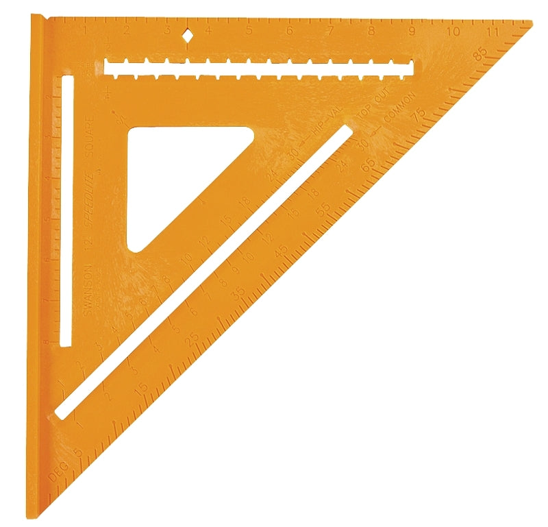 SWANSON TOOL Swanson Big 12 Speedlite T0701 Square, Plastic, 12 in L, 12 in W TOOLS SWANSON TOOL