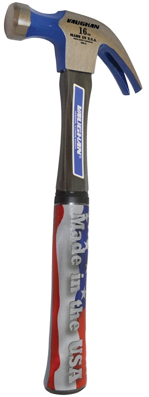 MARSHALLTOWN Vaughan FS16 Nail Hammer, 16 oz Head, Curved Head, HCS Head, 13-1/2 in OAL