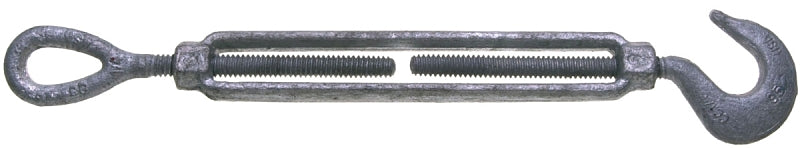 BARON Baron 16-1/2X12 Turnbuckle, 2200 lb Working Load, 1/2 in Thread, Hook, Eye, 12 in L Take-Up, Steel HARDWARE & FARM SUPPLIES BARON