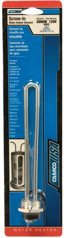 CAMCO USA Camco USA 02203 Water Heater Element Screw, 120 V, 2000 W, Copper PLUMBING, HEATING & VENTILATION CAMCO USA