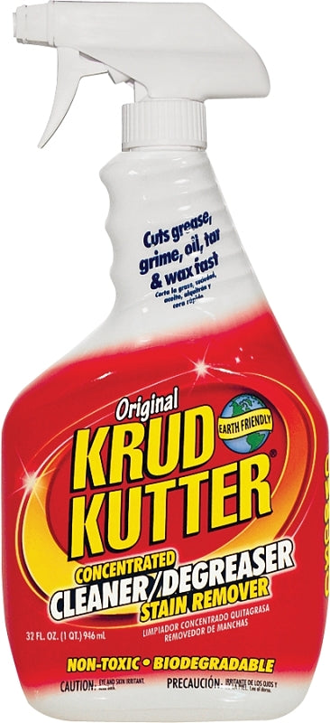 KRUD KUTTER Krud Kutter KK326 Cleaner and Degreaser and Stain Remover, 32 oz, Liquid CLEANING & JANITORIAL SUPPLIES KRUD KUTTER