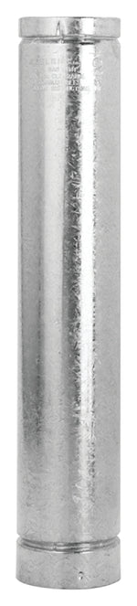SELKIRK Selkirk 4RV-2 Type B Gas Vent Pipe, 4 in OD, 2 ft L, Galvanized Steel PLUMBING, HEATING & VENTILATION SELKIRK