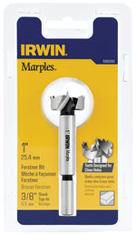 IRWIN Irwin 1966900/42916 Forstner Bit, 1 in Dia, 3-1/2 in OAL, 3/8 in Dia Shank, Reduced Shank TOOLS IRWIN