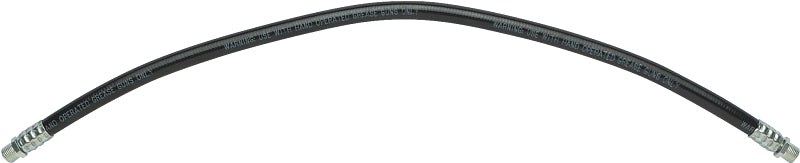 LUBRIMATIC LubriMatic 10-201 Grease Gun Hose, 18 in L, NPT Male, 3000 psi Pressure, Rubber/Steel