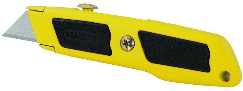 STANLEY STANLEY 10-779 Utility Knife, 2-7/16 in L Blade, 3 in W Blade, Carbon Steel Blade, Cushion-Grip Handle TOOLS STANLEY