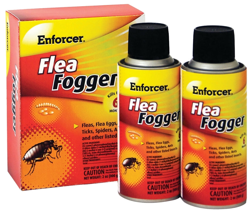 ENFORCER Enforcer EFF2 Flea Fogger, 2000 cu-ft Coverage Area, Milky-White LAWN & GARDEN ENFORCER