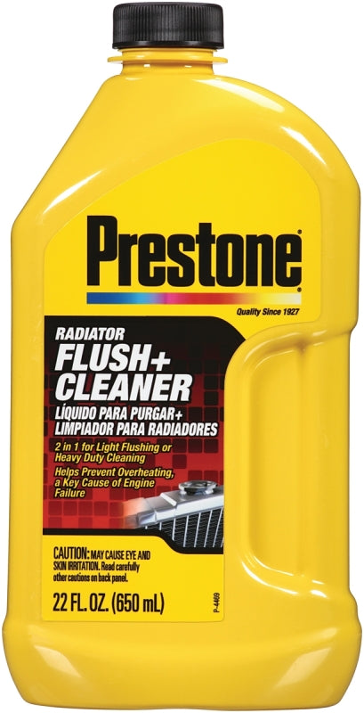 PRESTONE PRODUCTS CORP Prestone AS-105Y Series AS105Y Radiator Flush and Cleaner, 22 oz Bottle, Liquid, Sweet AUTOMOTIVE PRESTONE PRODUCTS CORP