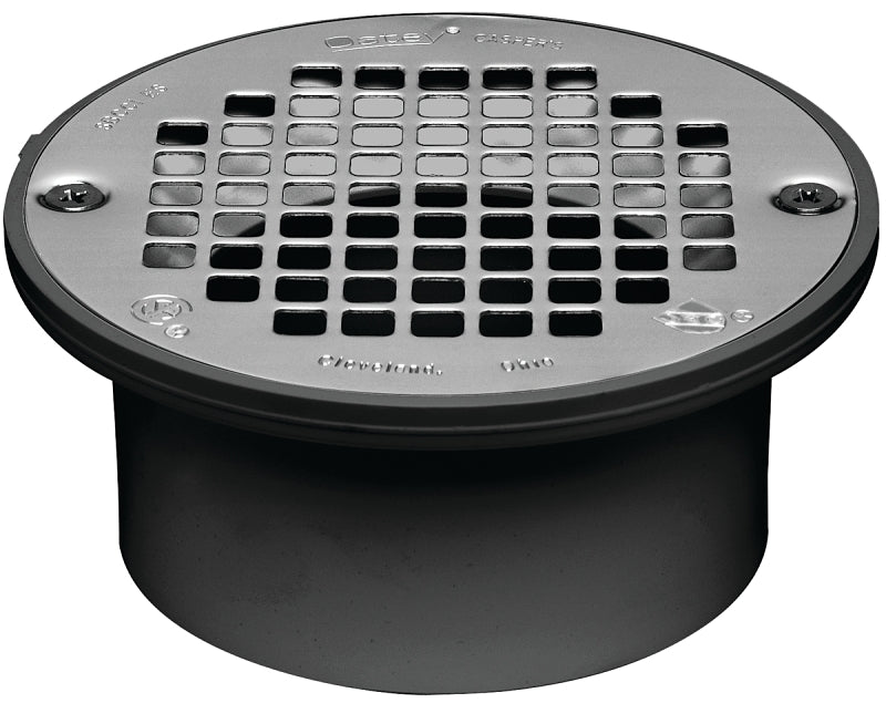 OATEY Oatey 43582 Floor Drain, 3 x 4 in, ABS Body PLUMBING, HEATING & VENTILATION OATEY