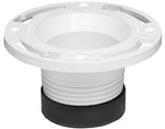 OATEY Oatey 43651 Closet Flange, 4 in Connection, PVC, White PLUMBING, HEATING & VENTILATION OATEY