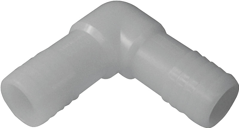 BOSHART INDUSTRIES Boshart UNE-12 Pipe Elbow, 1-1/4 in, Insert, 90 deg Angle, Nylon