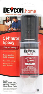 DEVCON Devcon 20845 Epoxy Anchoring Adhesive, Amber, Liquid, 0.84 oz Syringe PAINT DEVCON