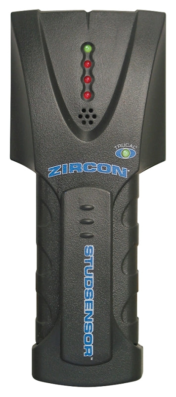 ZIRCON Zircon 62168 Series Stud Sensor, 1.18 in L x 2.33 in W x 5.54 in H Dimensions, 9 V Battery, 3/4 in Detection