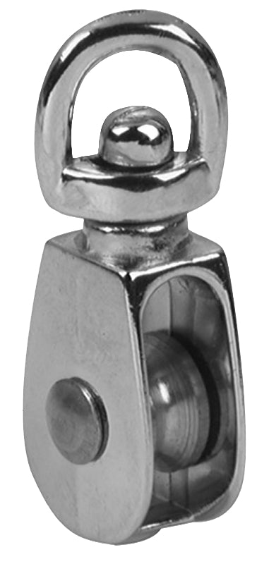 BARON Baron 0173ZD-3/4 Rope Pulley, 3/16 in Rope, 3/4 in Sheave, Cadmium HARDWARE & FARM SUPPLIES BARON