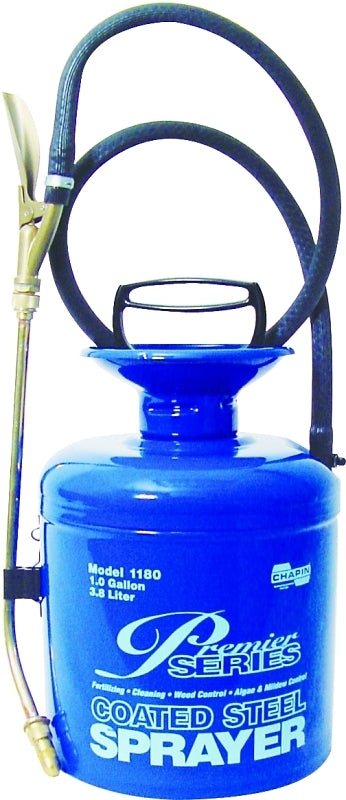 CHAPIN Chapin 1180 Compression Sprayer, 1 gal Tank, Steel Tank, 42 in L Hose, Blue
