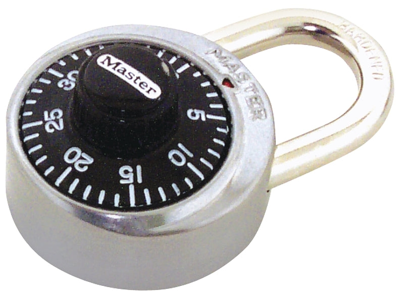 MASTER LOCK Master Lock 1500D Padlock, Non-Resettable Combination Key, 9/32 in Dia Shackle, 3/4 in H Shackle, Steel Shackle HARDWARE & FARM SUPPLIES MASTER LOCK