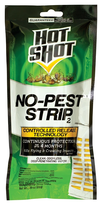 HOT SHOT Hot Shot No-Pest HG-5580 Insect Killer Strip, Solid, Odorless, Carton