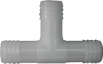 BOSHART INDUSTRIES Boshart UNT-10 Pipe Tee, 1 in, Insert, Nylon