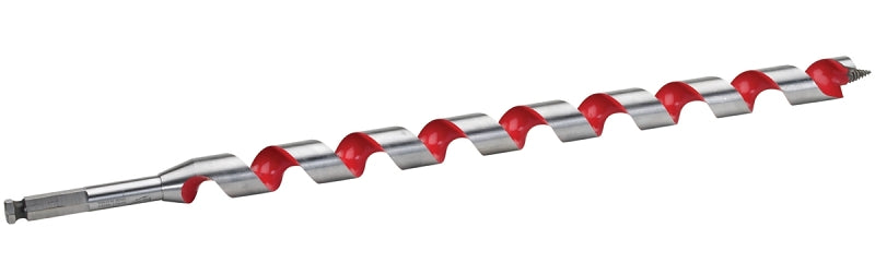 MILWAUKEE Milwaukee 48-13-6000 Ship Auger Bit, 1 in Dia, 18 in OAL, Spiral Flute, 7/16 in Dia Shank, Hex Shank TOOLS MILWAUKEE