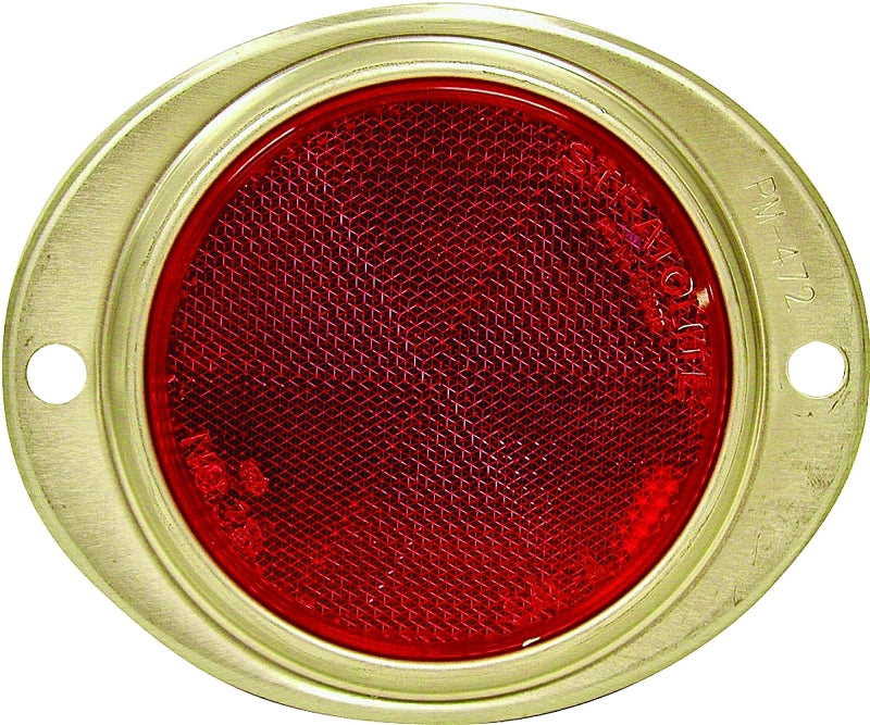 PETERSON MFG PM V472 V472R Oval Reflector, Red Reflector AUTOMOTIVE PETERSON MFG