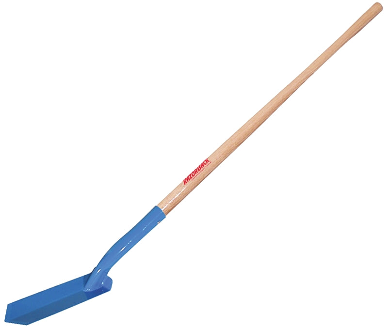 RAZOR-BACK Razor-Back 47023 Trenching Shovel, 3 in W Blade, Steel Blade, Hardwood Handle, Extra Long Handle, 48 in L Handle