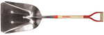 RAZOR-BACK Razor-Back 53130 Scoop Shovel, 15-1/4 in W Blade, 19-3/4 in L Blade, Aluminum Blade, Hardwood Handle, D-Shaped Handle