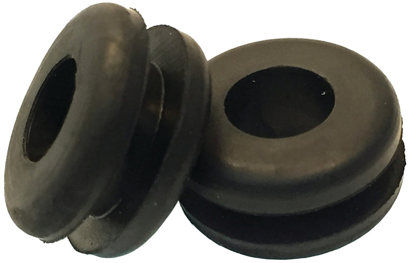 GB Gardner Bender GHG-1525 Hole Grommet, 1/4 in ID, Vinyl, Black