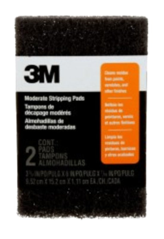 3M Scotch-Brite 10112 Stripping Pad, 6 in L, 3-3/4 in W