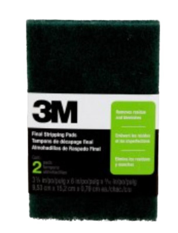3M Scotch-Brite 10113 Stripping Pad, 6 in L, 3-7/8 in W