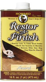 HOWARD Howard RF1016 Wood Restorer, Liquid, 16 oz Can PAINT HOWARD