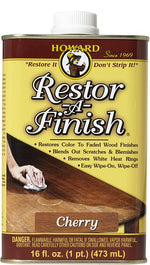HOWARD Howard RF9016 Wood Restorer, Cherry, Liquid, 16 oz Can PAINT HOWARD